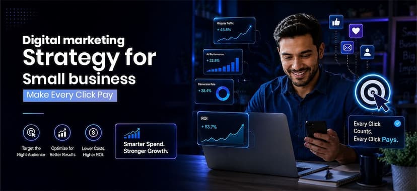 Digital marketing strategy for small business: Make Every Click Pay